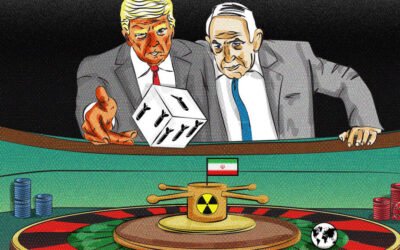 Cartooning for Peace: Israel and US play a dangerous game of ‘nuclear roulette’ with Iran war