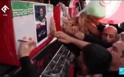 Iran holds funeral for commanders and scientists killed in war with Israel