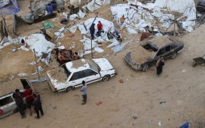 At least 60 killed in Israeli strikes across Gaza, health staff say