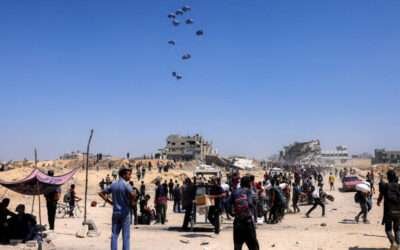 Israel announces daily pauses in Gaza fighting as aid airdrops begin