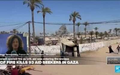 Gaza civil defence says Israeli fire kills 93 aid seekers
