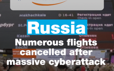 Russia: Numerous flights cancelled after massive cyberattack