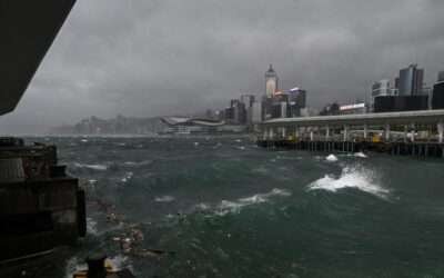 Hong Kong axes flights, closes schools as Typhoon Wipha lashes south coast of China