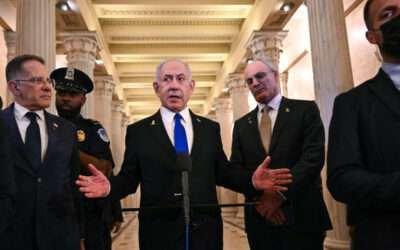 Trump hosts Netanyahu for talks on hostages as Gaza offensive leaves dozen dead