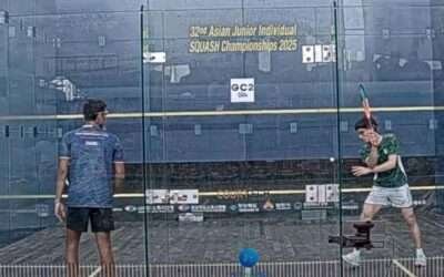Pakistani juniors shine on opening day of Asian Squash Championship