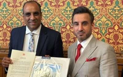 British-Pakistani entrepreneur honoured at UK Parliament for Pakistan investments