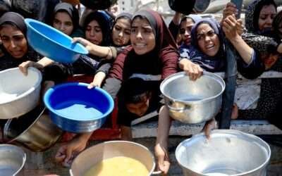 More than 100 people die of hunger in Gaza, including 80 children, say officials