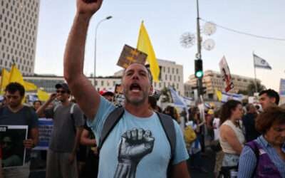 Protests erupt with Israelis divided over government’s plan to “control” Gaza