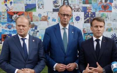 French, German and Polish leaders head to Moldova to denounce Russian ‘interference’ ahead of vote