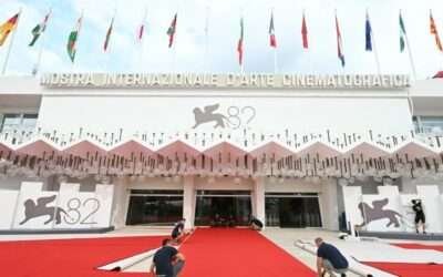 Venice Film Festival hit by Gaza protests as activists unfurl ‘Free Palestine’ banner