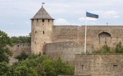 NATO member sets up gates and barriers at Russian border checkpoint