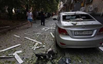 Ukrainian drones attack southern Russian city (PHOTO)