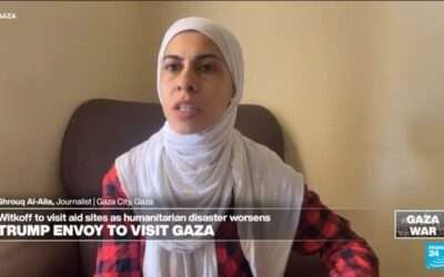 Trump’s envoy visits an aid distribution center in the war-ravaged Gaza Strip