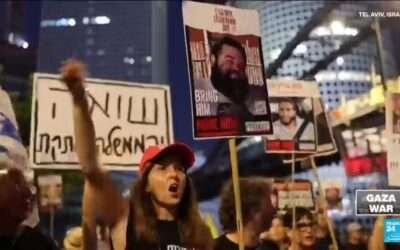 Videos of Israeli hostages in Gaza increase pressure on Benjamin Netanyahu for a ceasefire