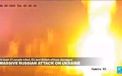 Deadly Russian attack kills 21 in Kyiv