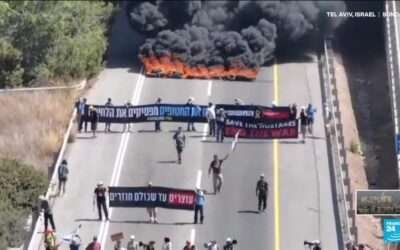 Tens of thousands of Israelis protest for end to Gaza war