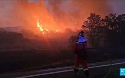 Fires keep burning in southern Europe as army is deployed in Spain