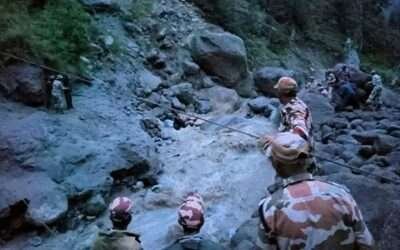 Heavy rains, landslides hamper rescue efforts in northern Indian state, dozens missing