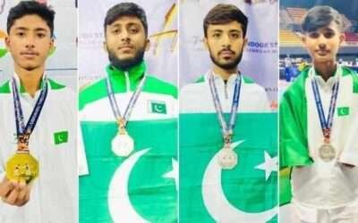 Pakistani athletes win gold, silver in Malaysia taekwondo championship