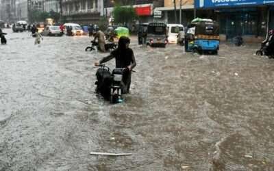 In pictures: Torrential rains paralyse Karachi, again