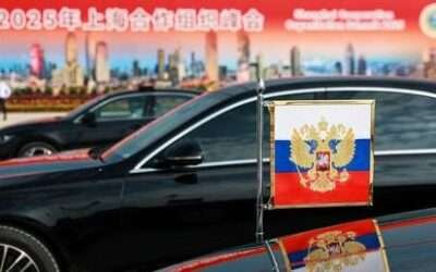 Putin and Modi share ride in Russian-made Aurus limo