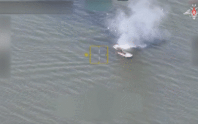 WATCH Russian drones take out speedboat carrying Ukrainian sabotage group