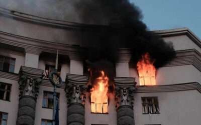 Russia denies targeting Ukrainian government building