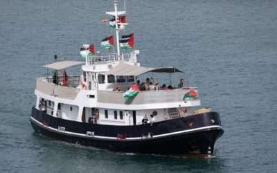 Gaza aid flotilla departs Barcelona again after being forced back by storm