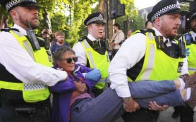 British police arrest more than 400 at London Palestine Action support rally