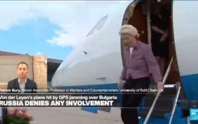 Russia trying to keep below threshold of response, expert says, as EU chief plane GPS jammed