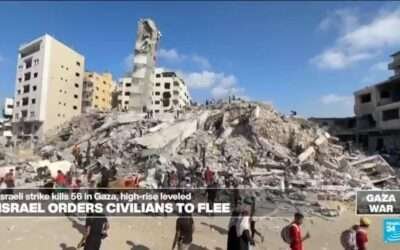 Why is Israel striking residential towers in Gaza?