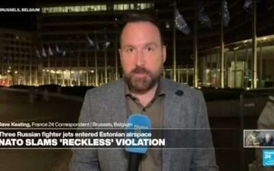 NATO slams ‘reckless’ Russian violation of Estonia’s airspace