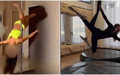 ‘It’s feminist and it’s badass’: the Iranian women taking up pole dancing and aerial dance