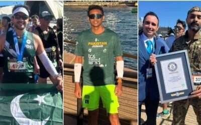 Pakistani athletes shine at Sydney Marathon as Faisal Shafi runs into record book