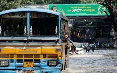 At least 12 dead as record rain floods India’s Kolkata