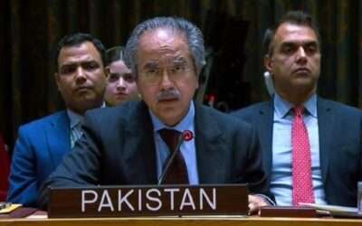 At UN, Pakistan pledges constructive role in US peace plan for Palestine