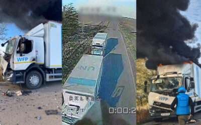 Russian bloggers publish video of drone attack on UN convoy in Ukraine